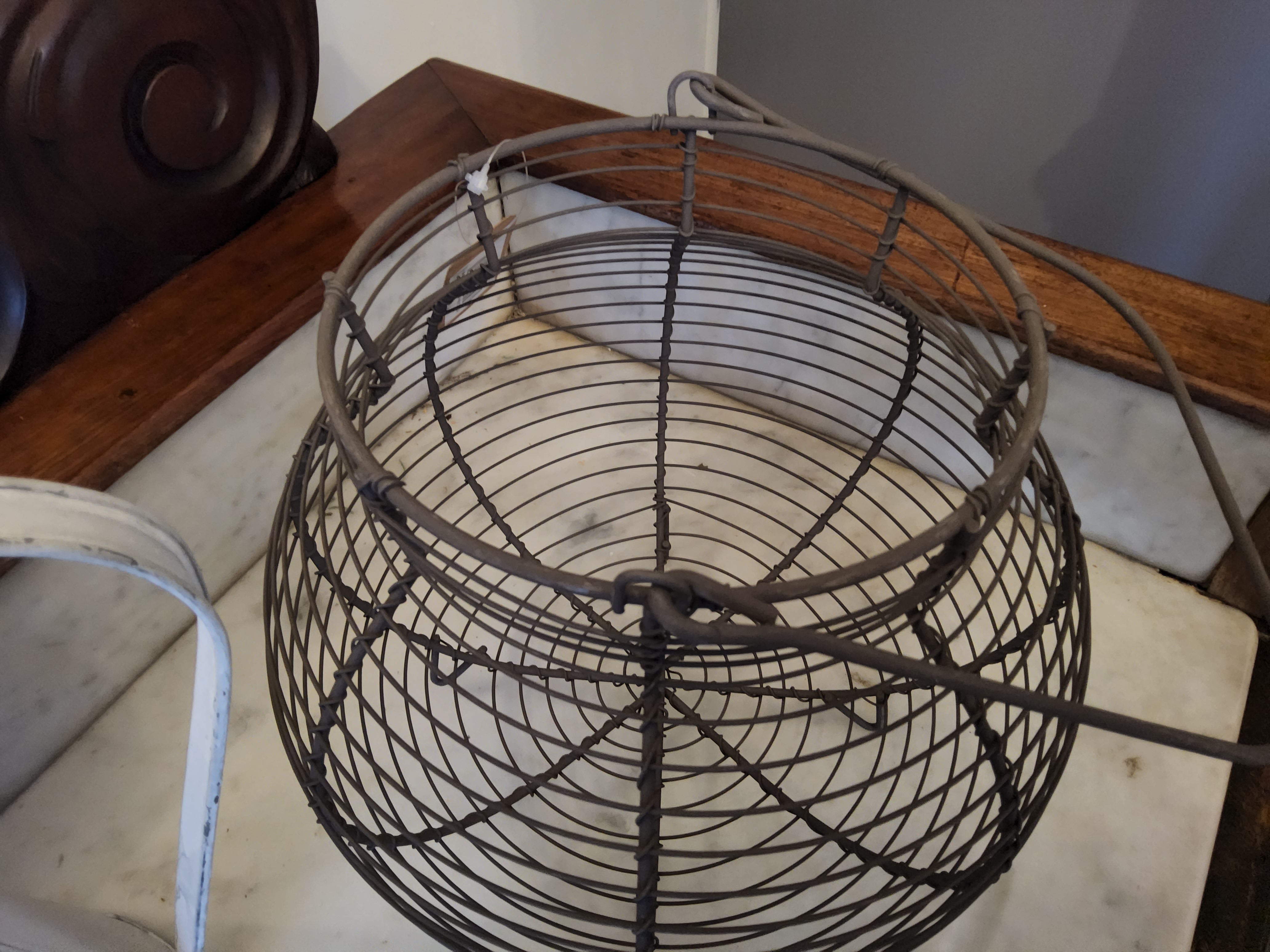 Vintage French Wirework Basket