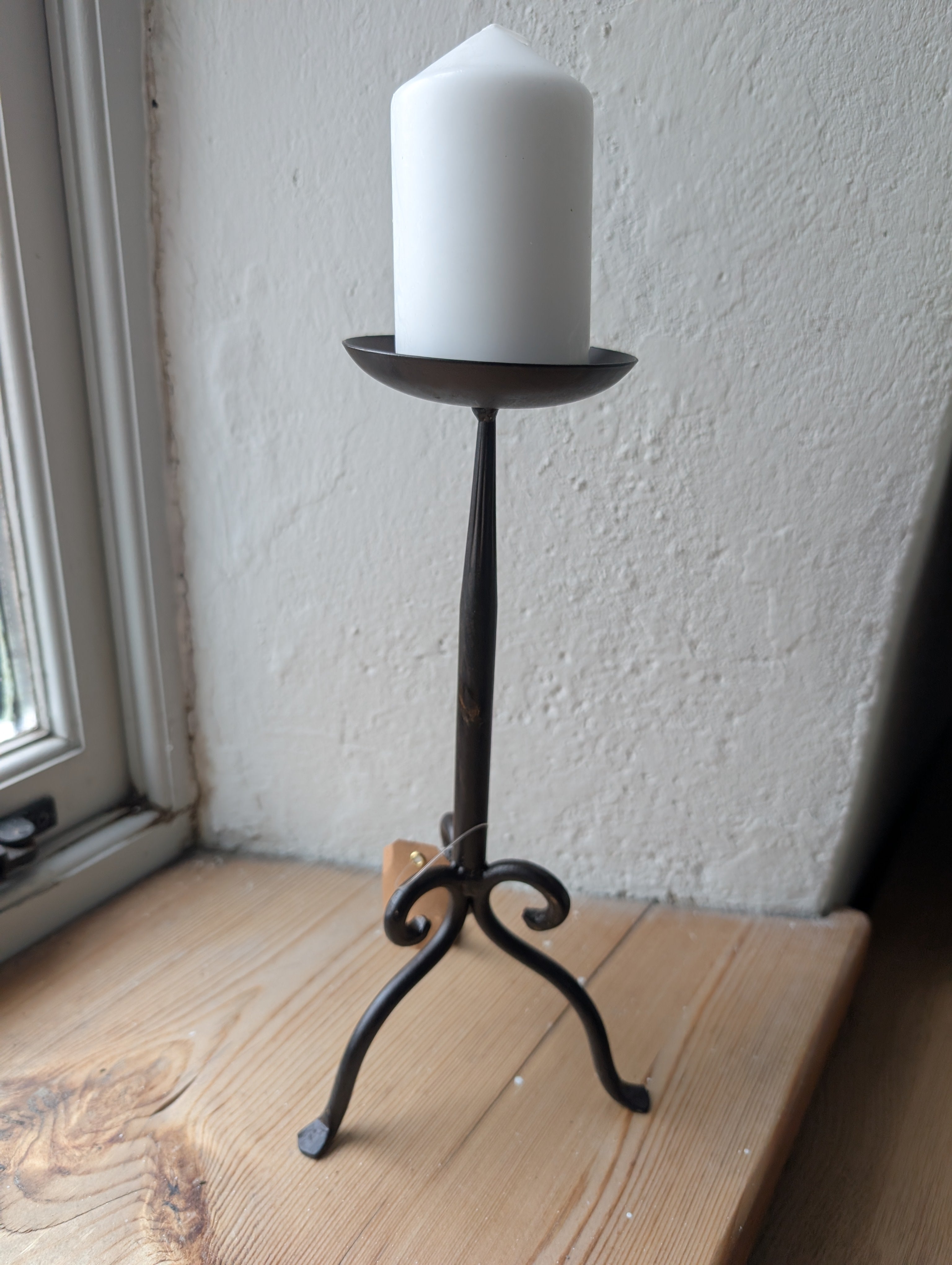 Antique Candle Holder Metal