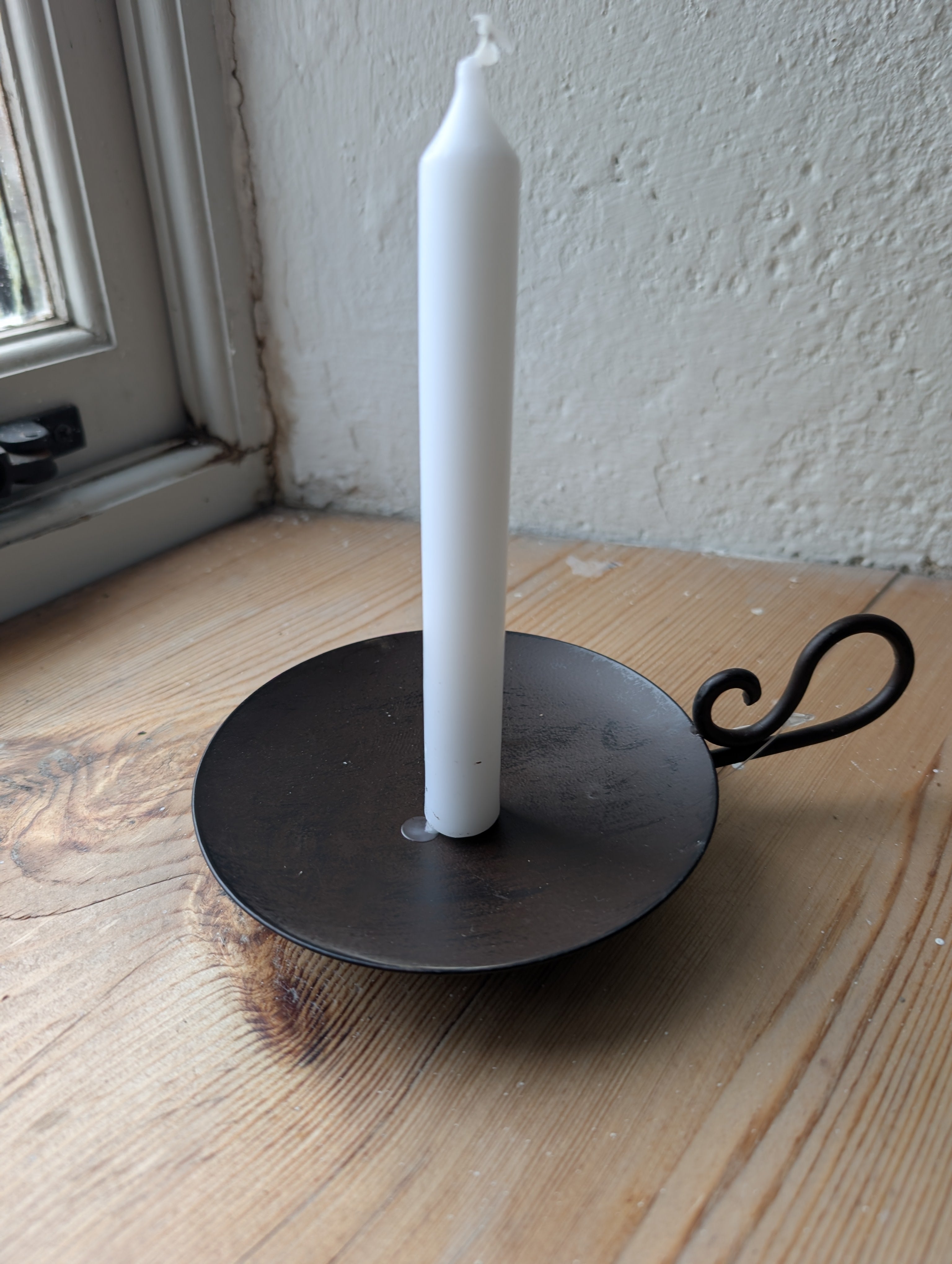 Metal Candle Holder Antique