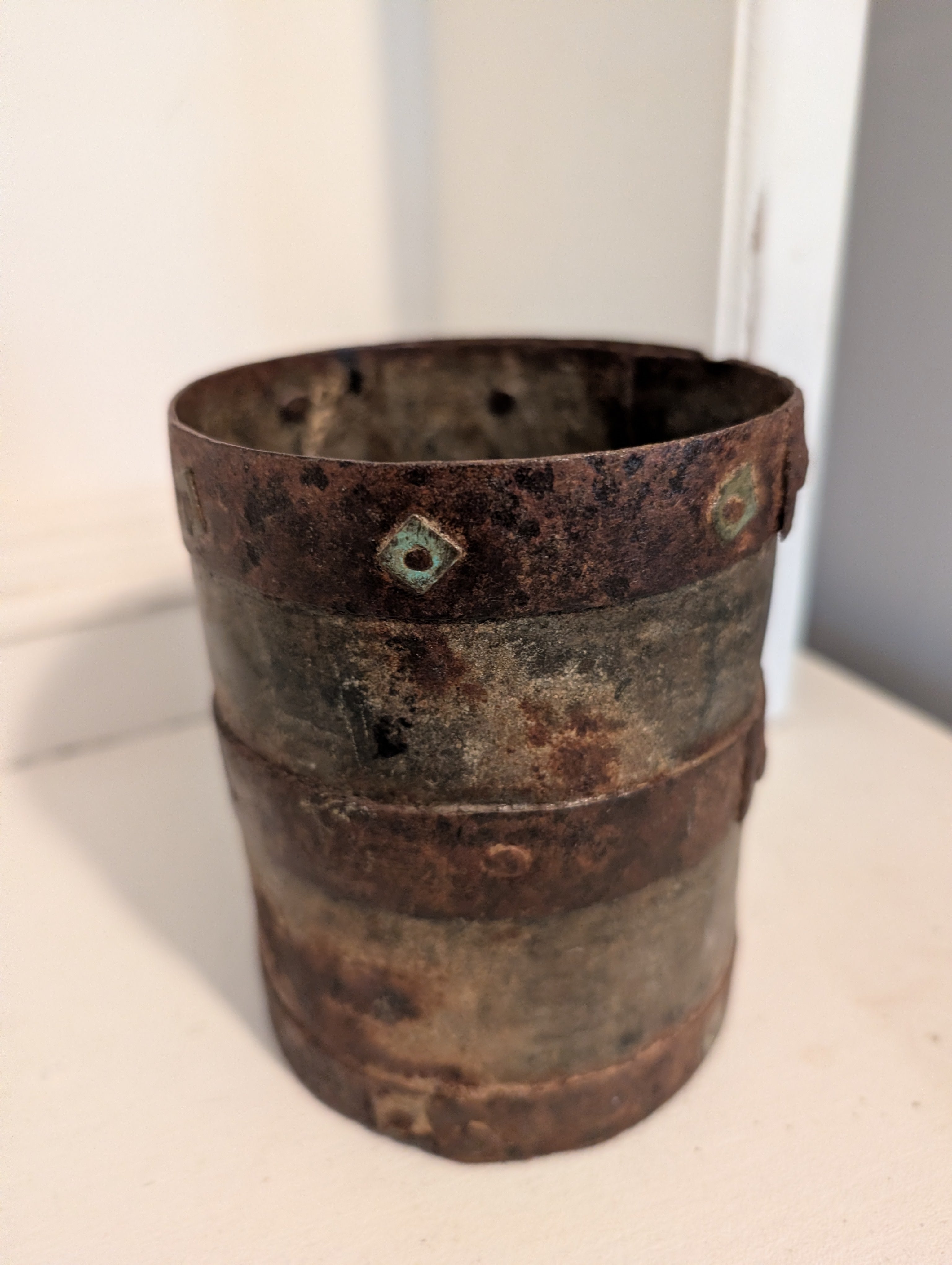 Salvaged Banded Iron Rice Measures Antic