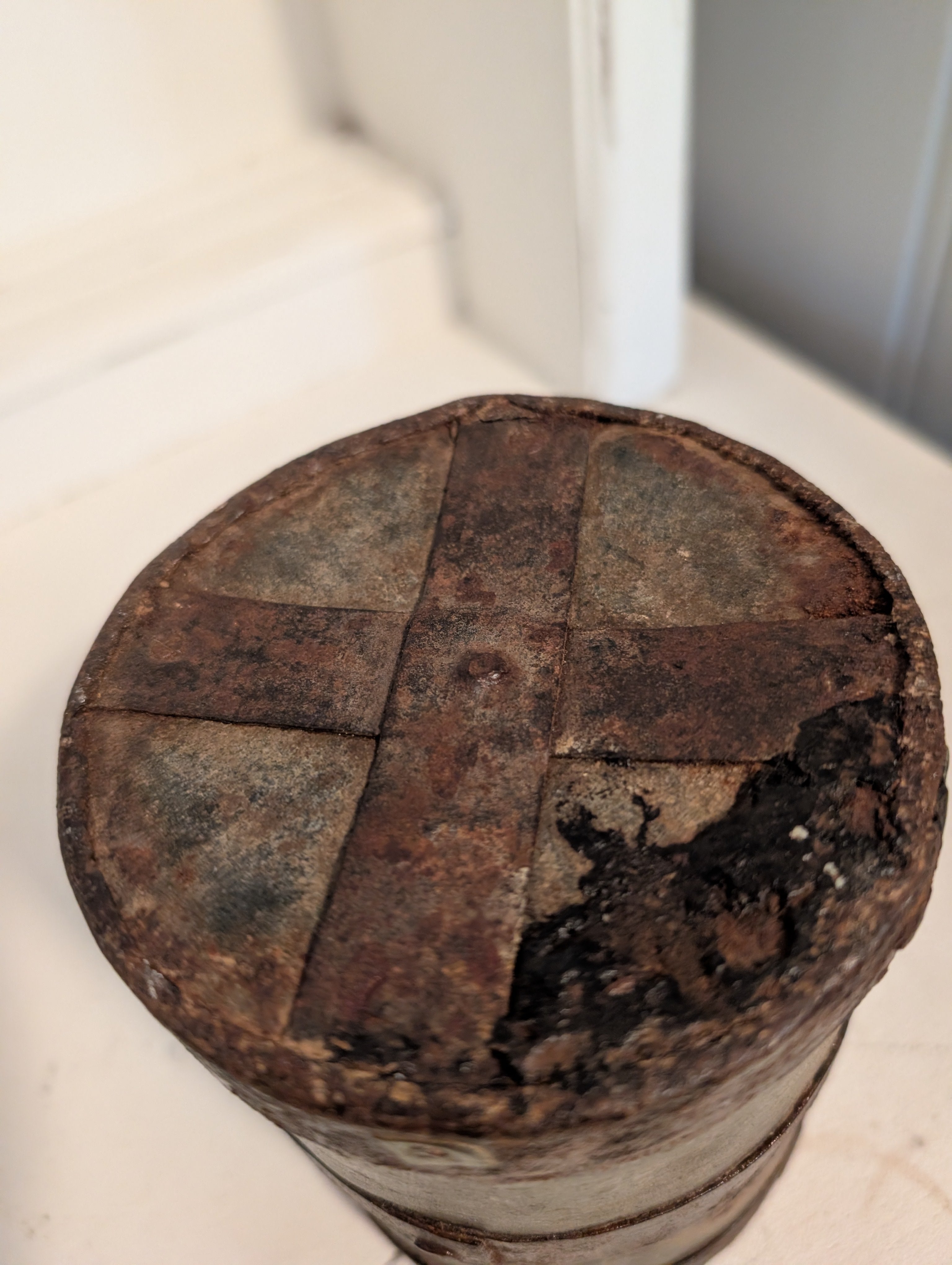 Salvaged Banded Iron Rice Measures Antic