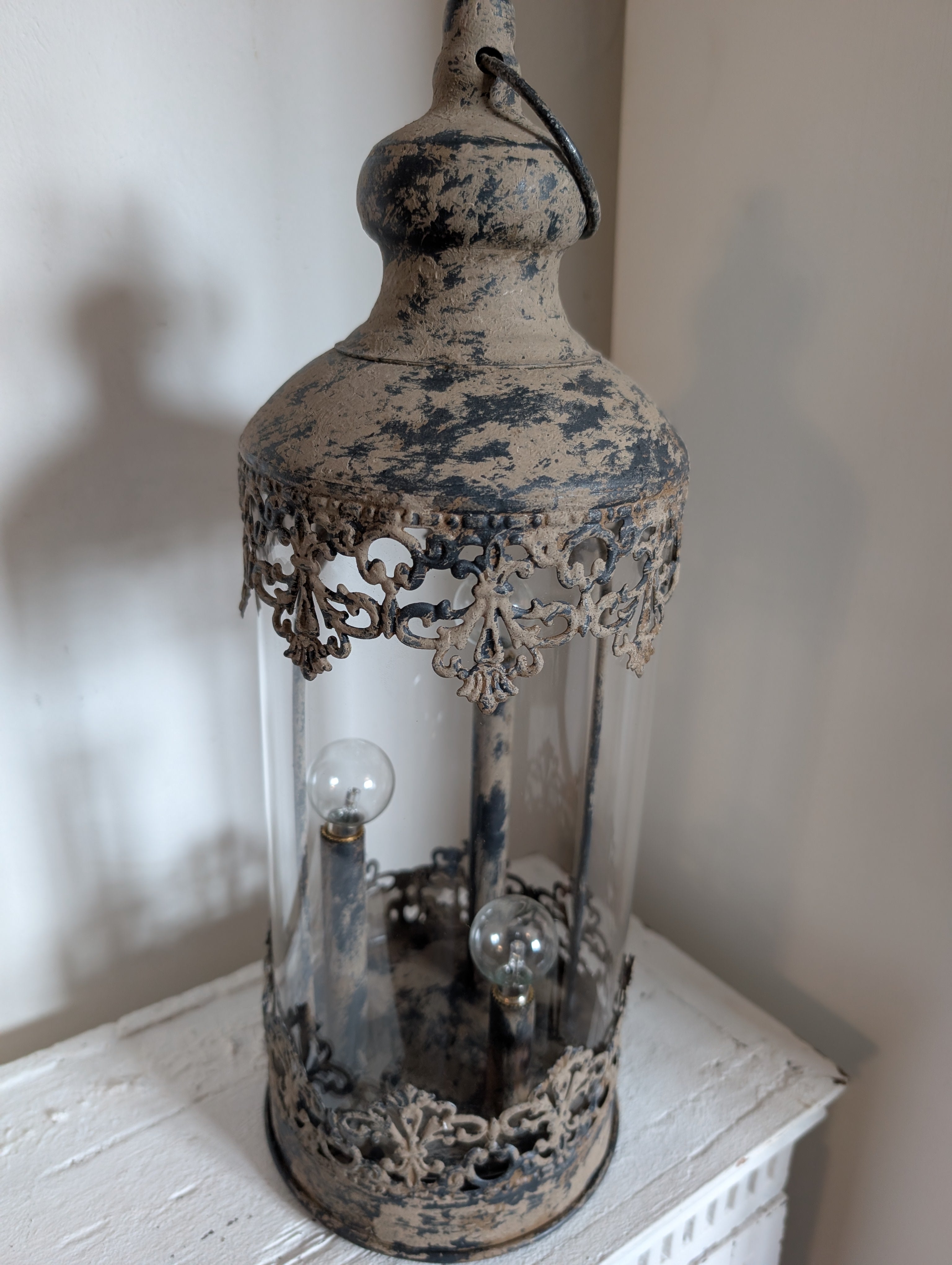 Vintage Battery Operated LED Lantern