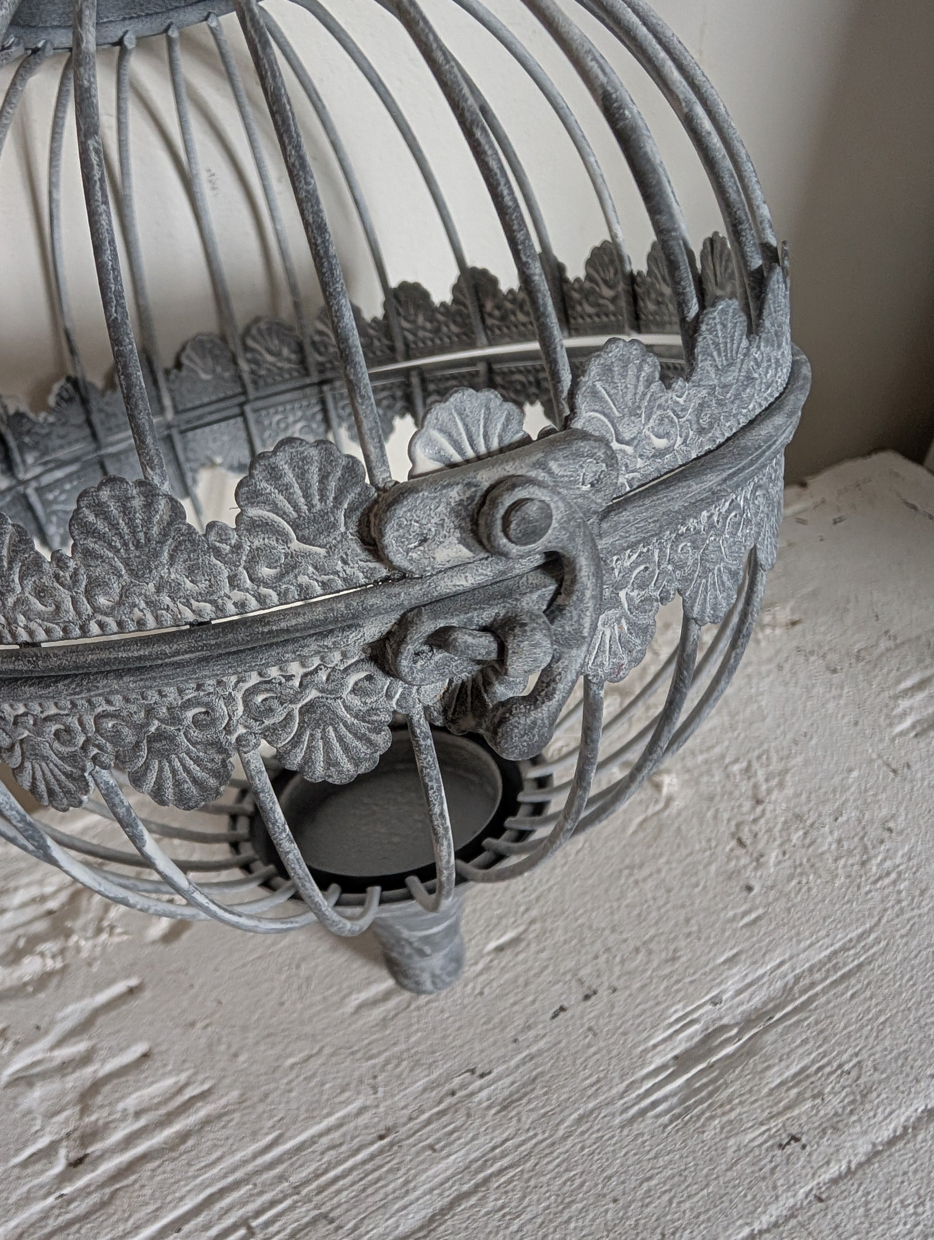 Candle Holder Grey