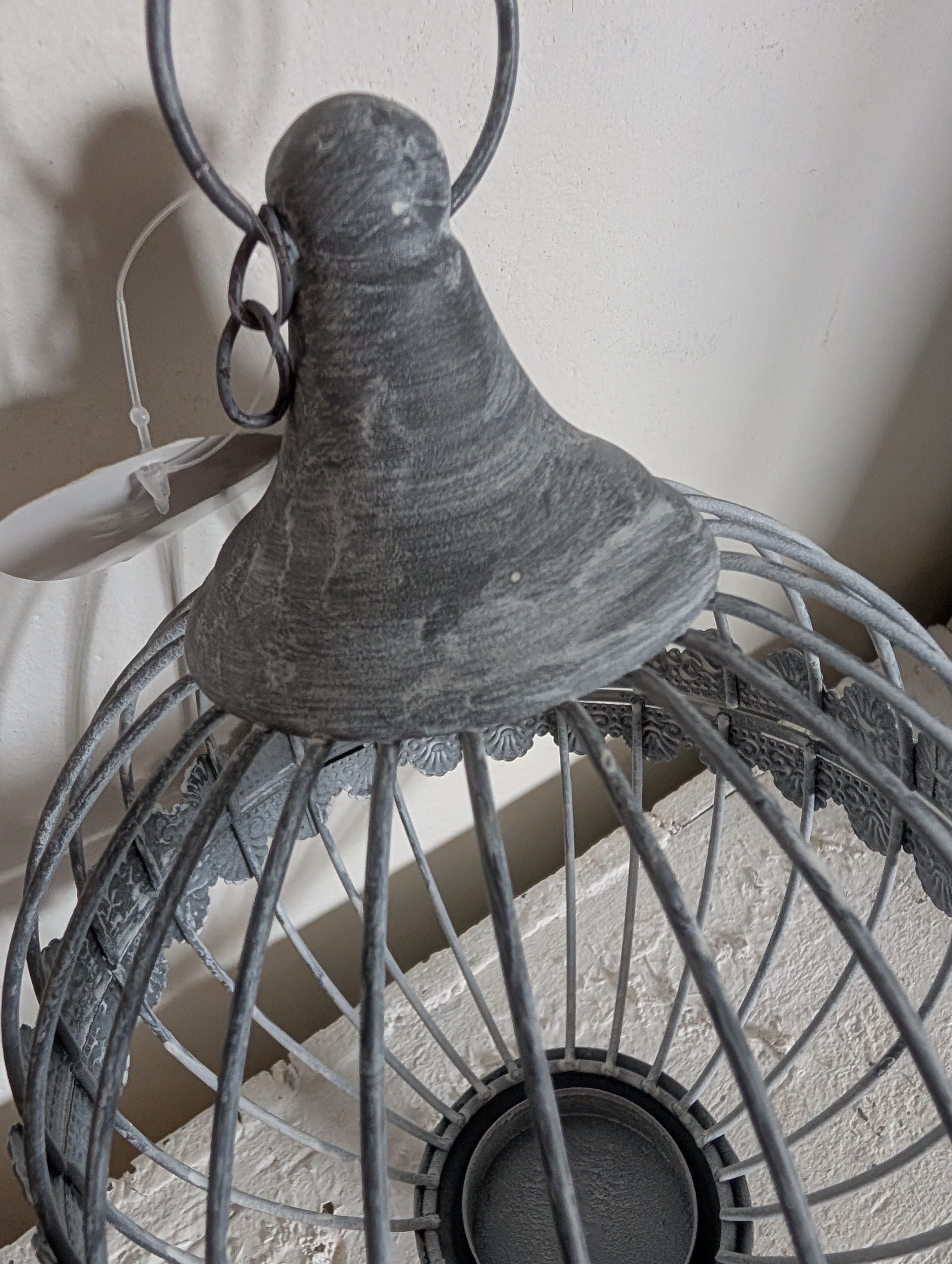 Candle Holder Grey