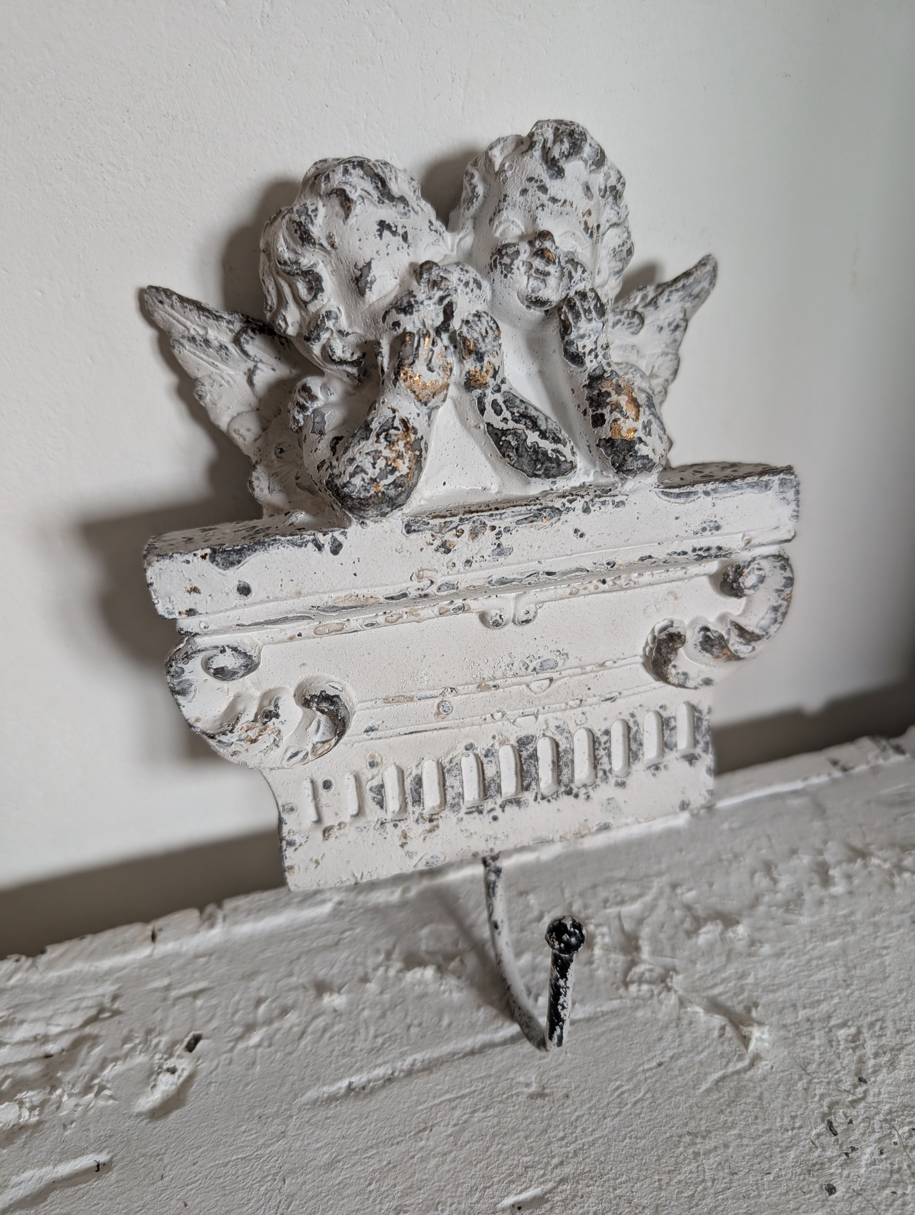 Shabby Chic Angel Towel Holder