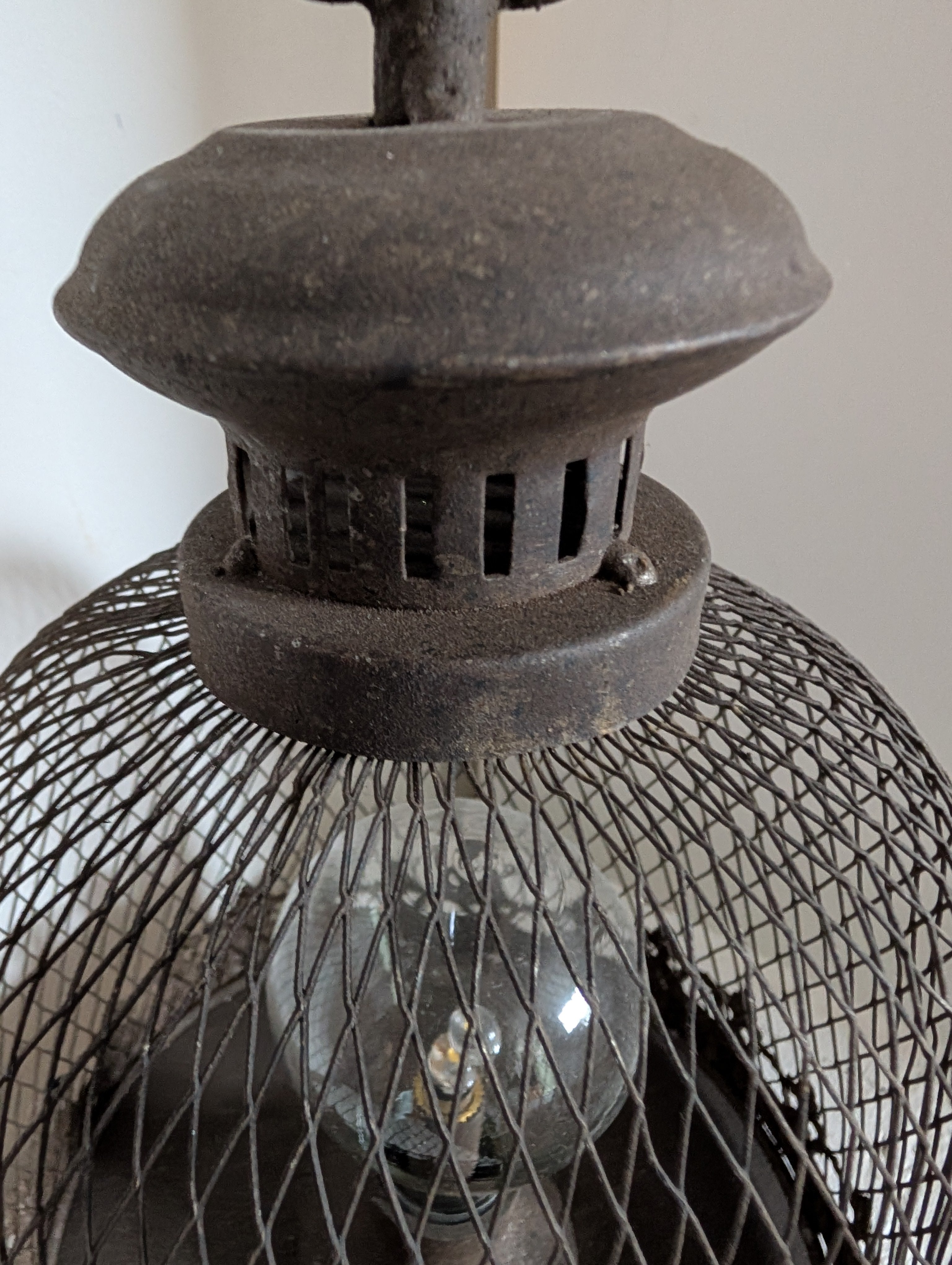 Vintage Battery Lantern Metal