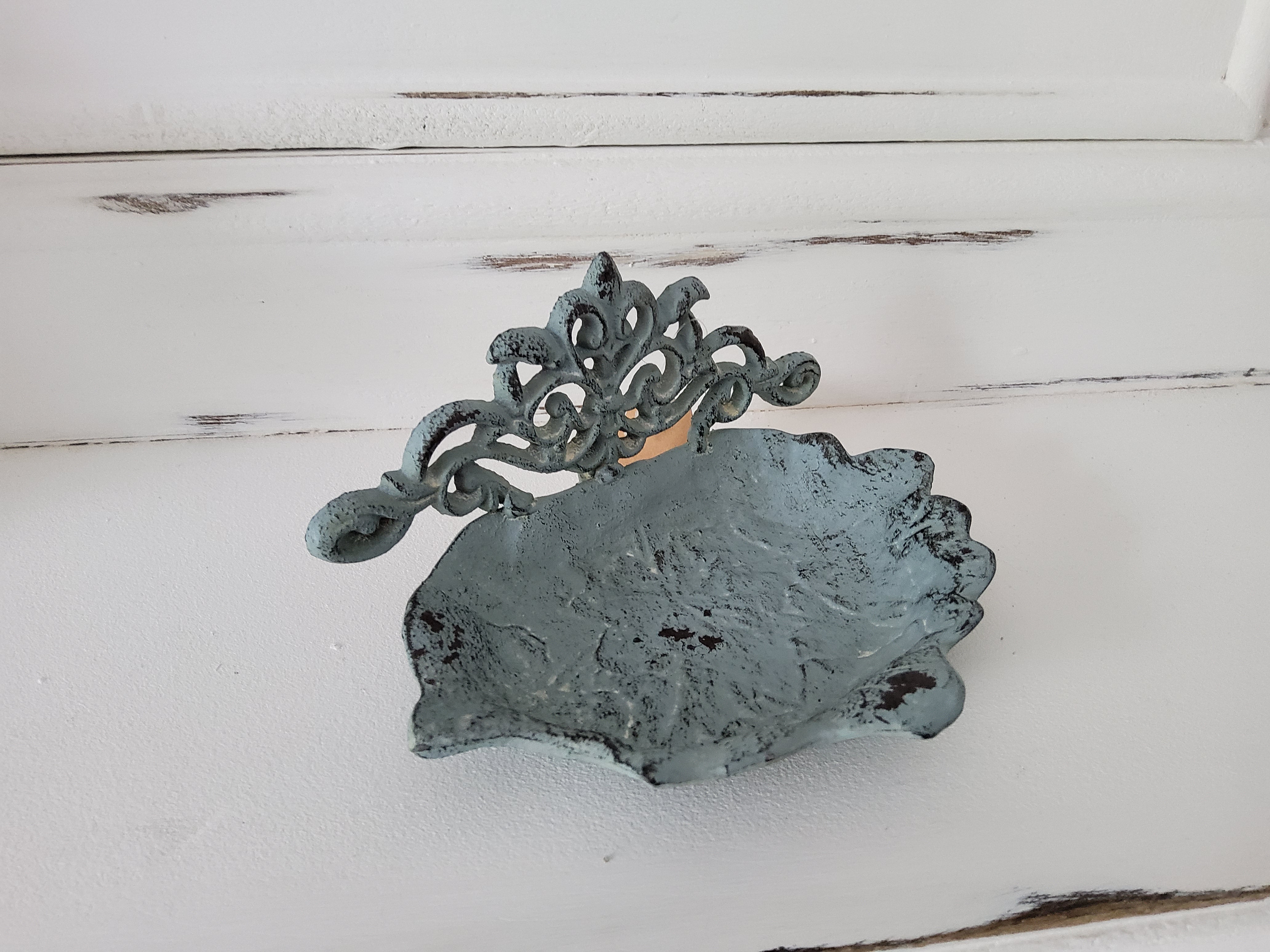 Cast Iron Soap Holder Antique