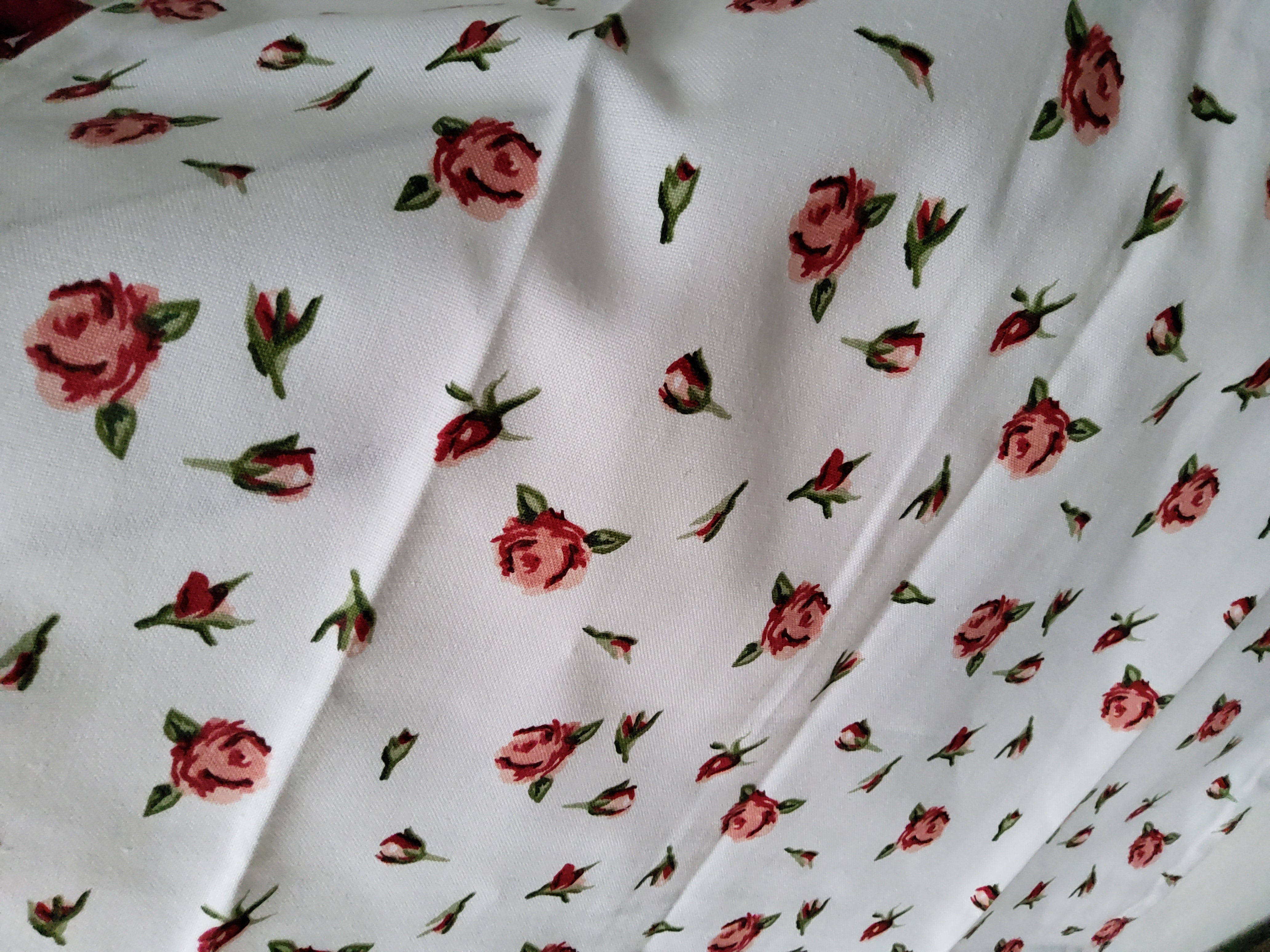 Linen Rose Tea Towel