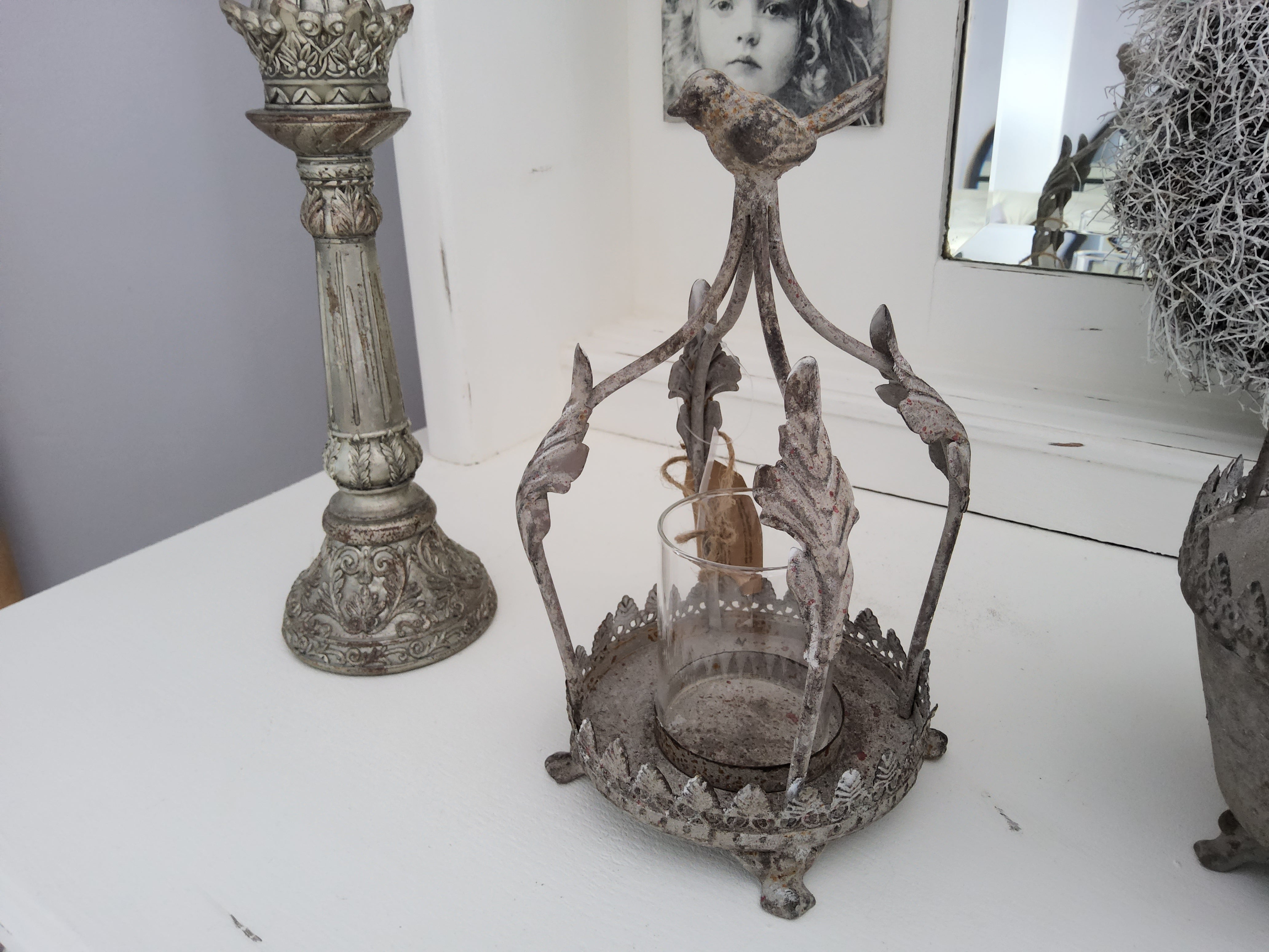Vintage Tea Light Holder Metal