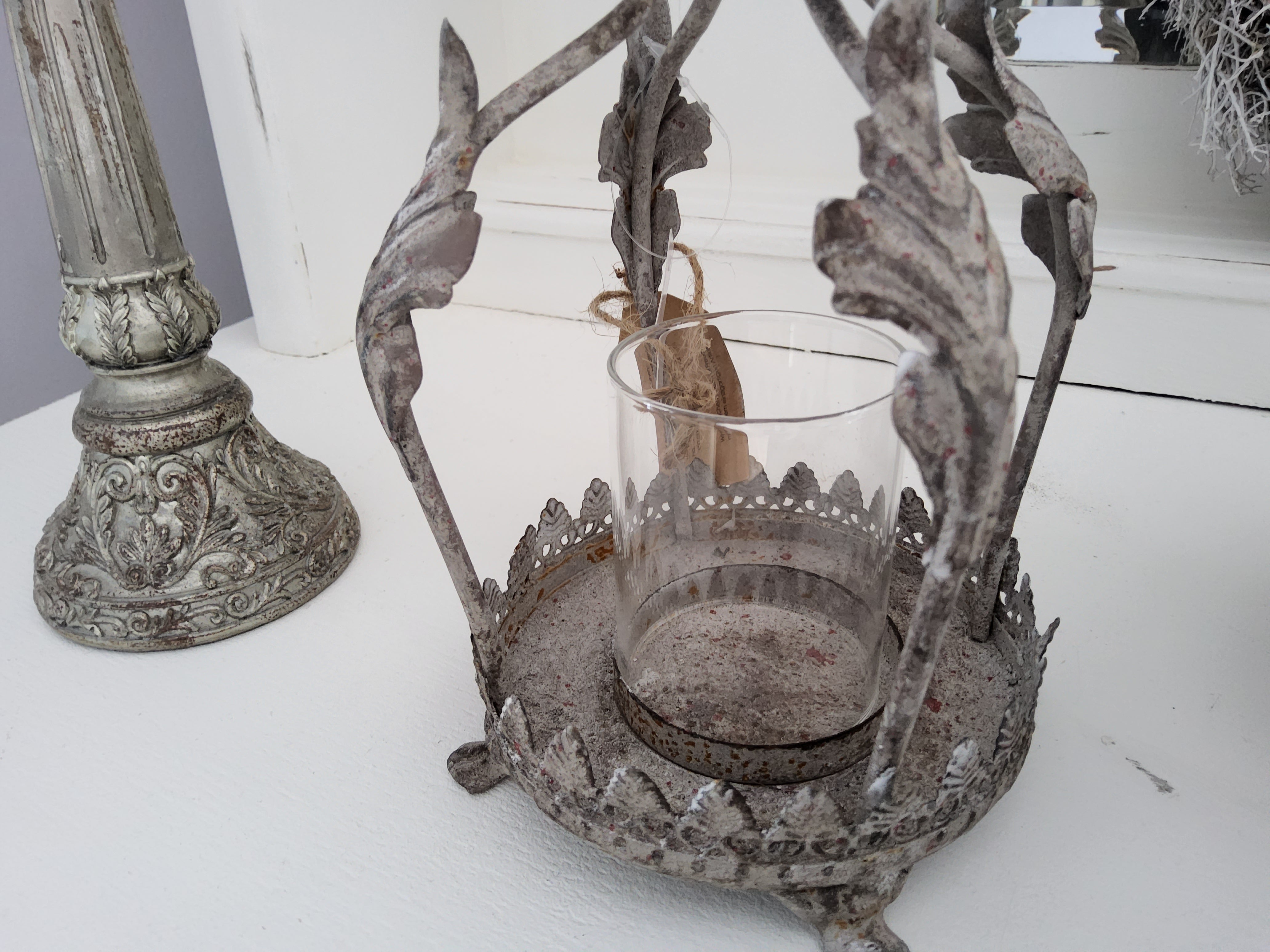 Vintage Tea Light Holder Metal