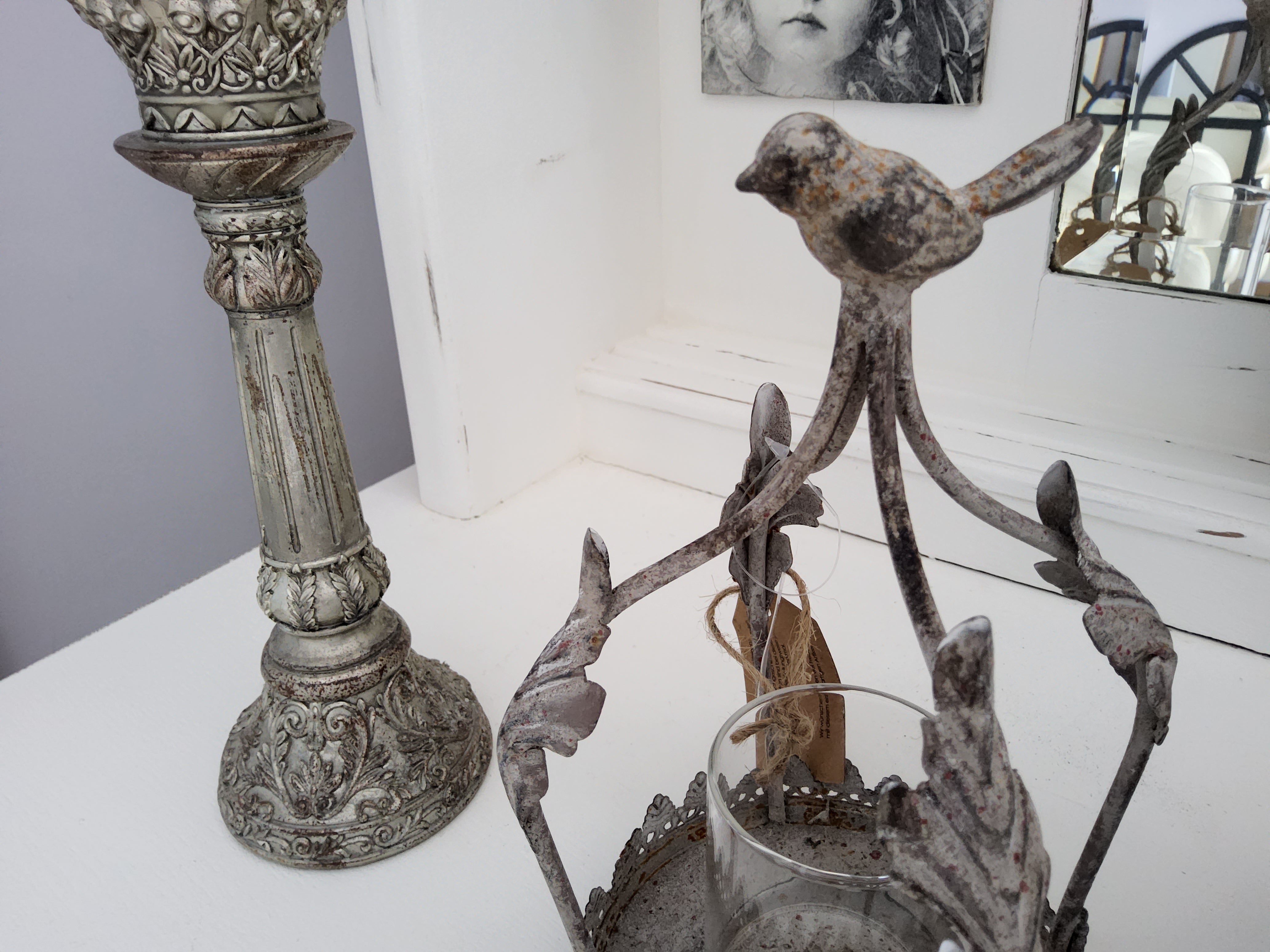Vintage Tea Light Holder Metal