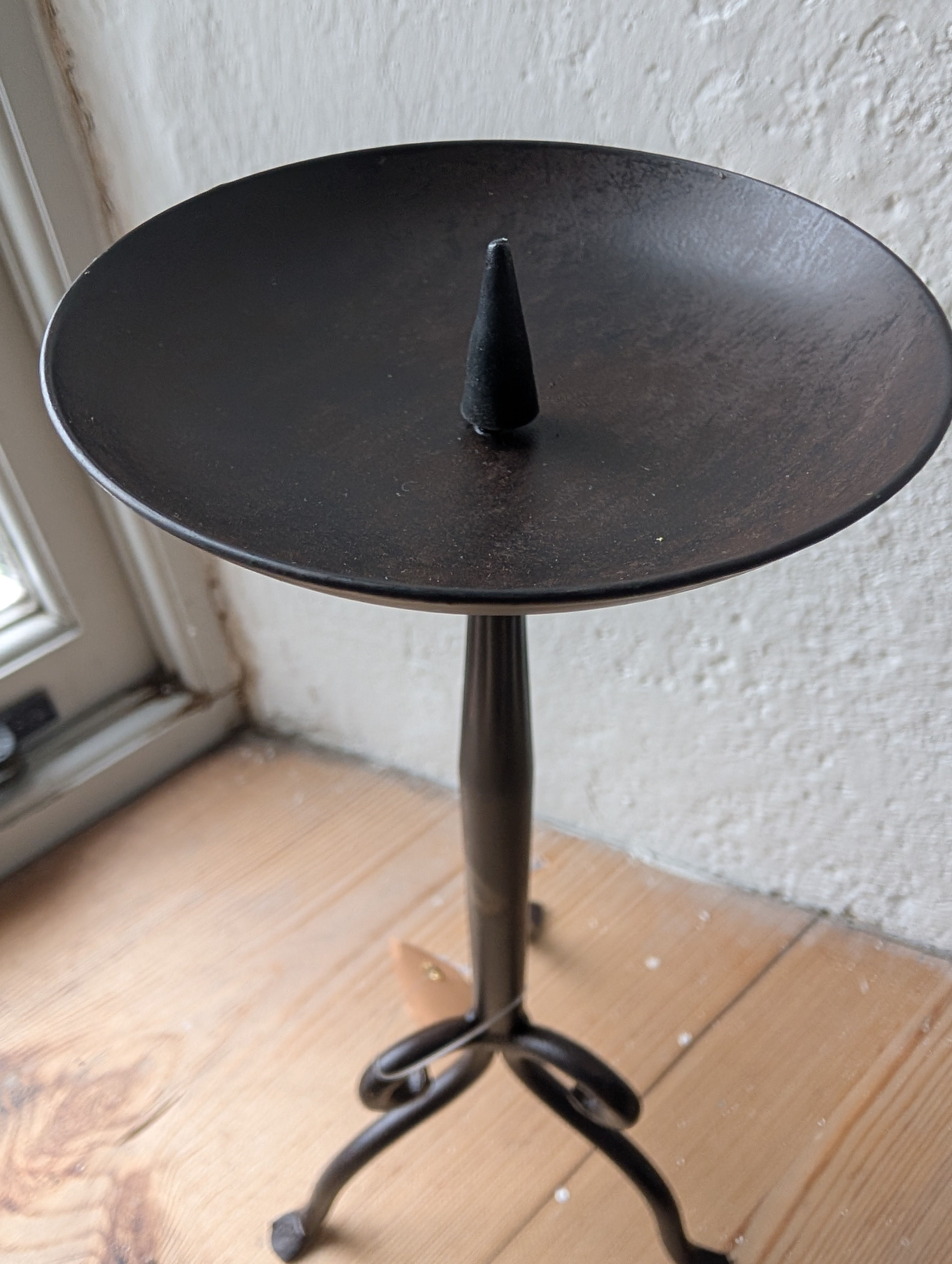 Antique Candle Holder Metal