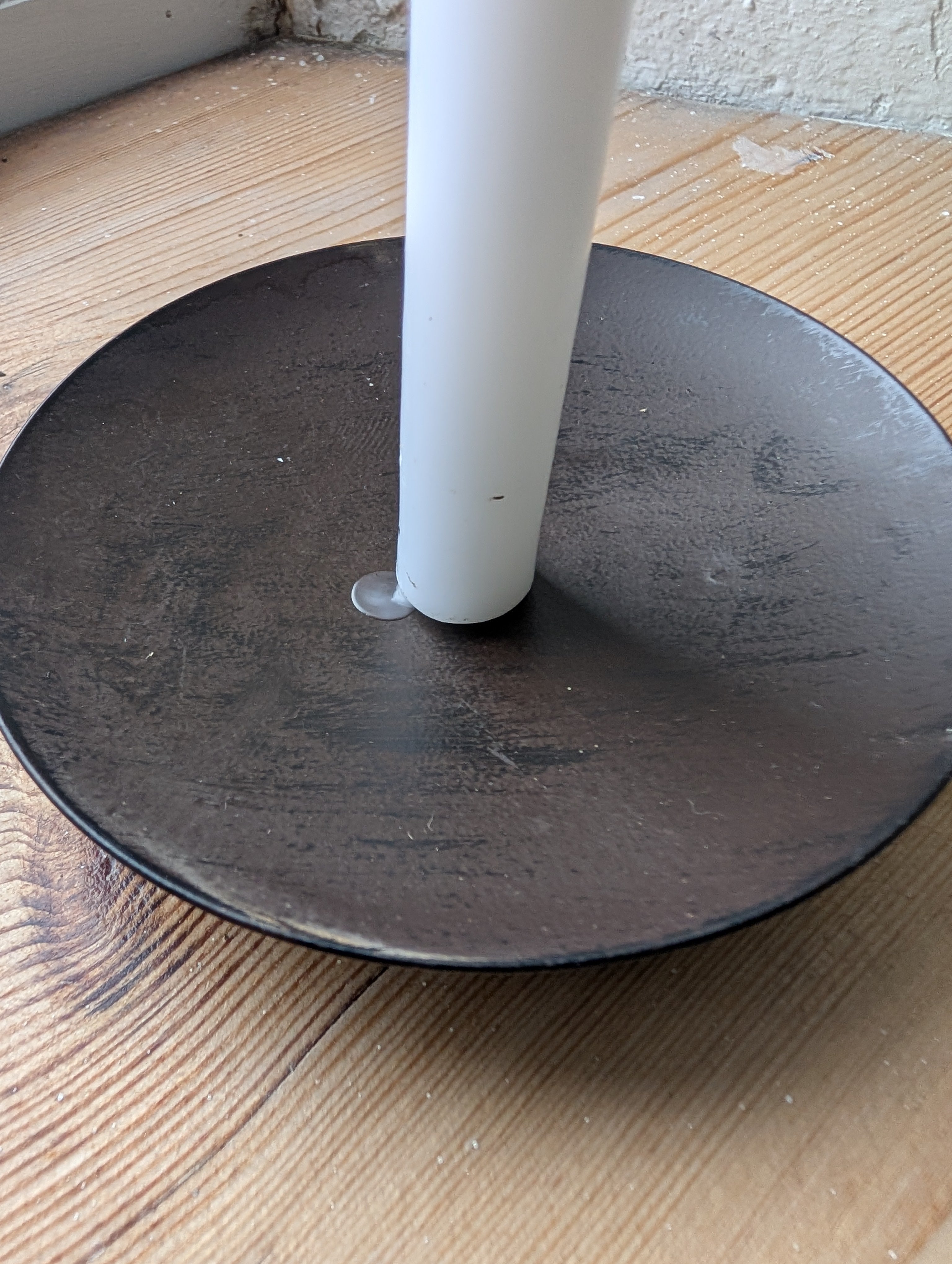 Metal Candle Holder Antique