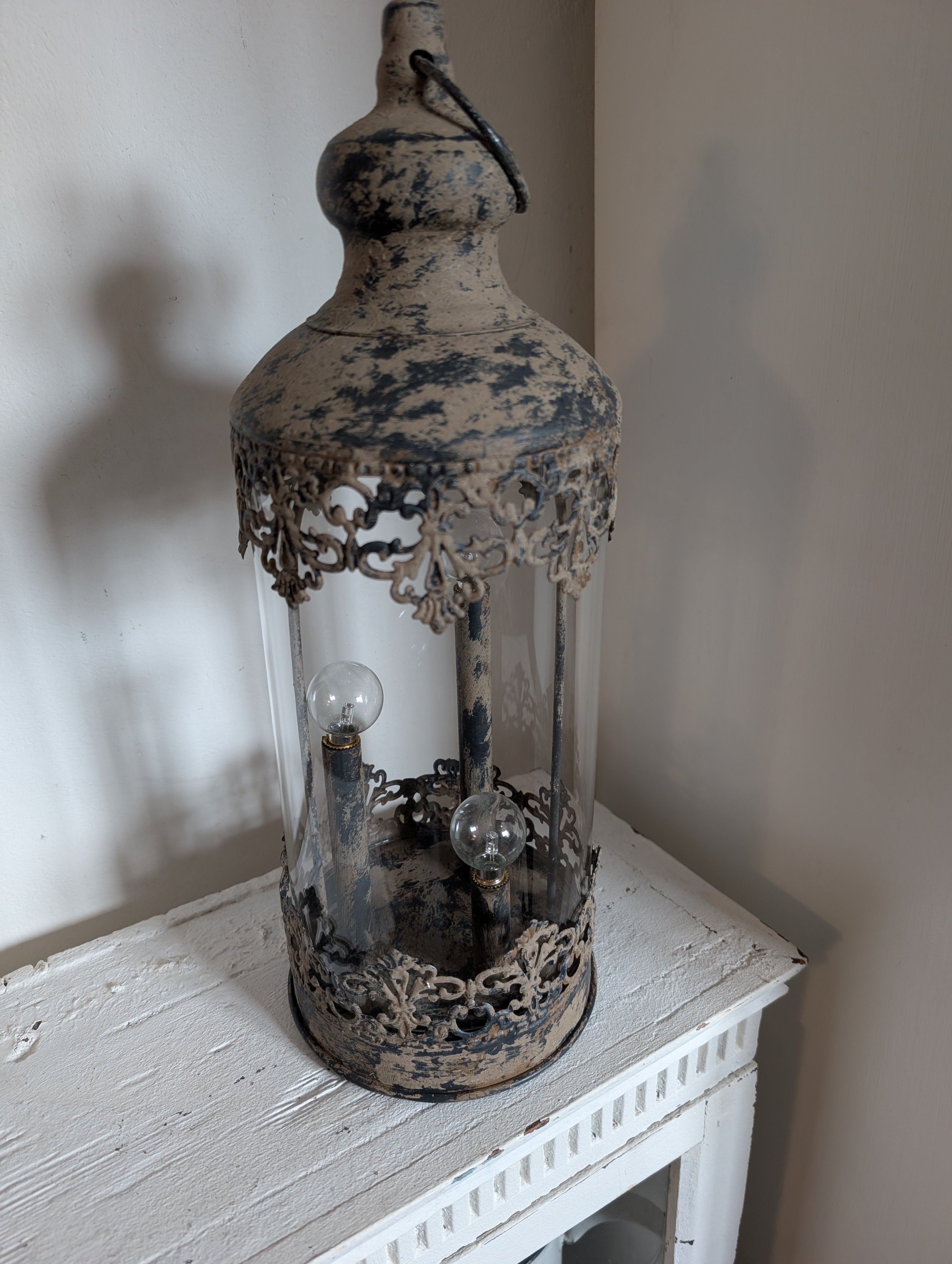 Vintage Battery Operated LED Lantern