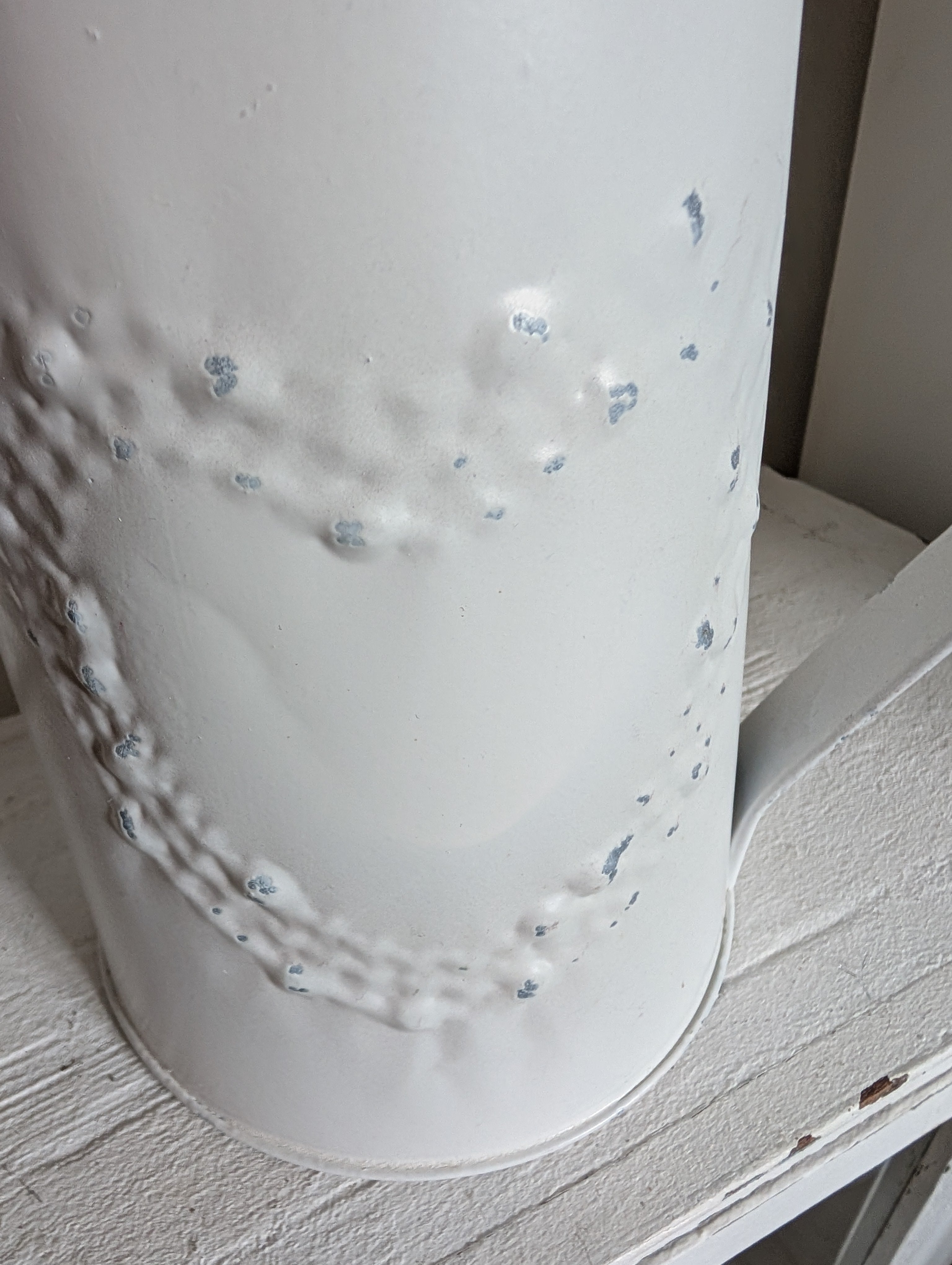 Shabby Chic Metal Pitcher