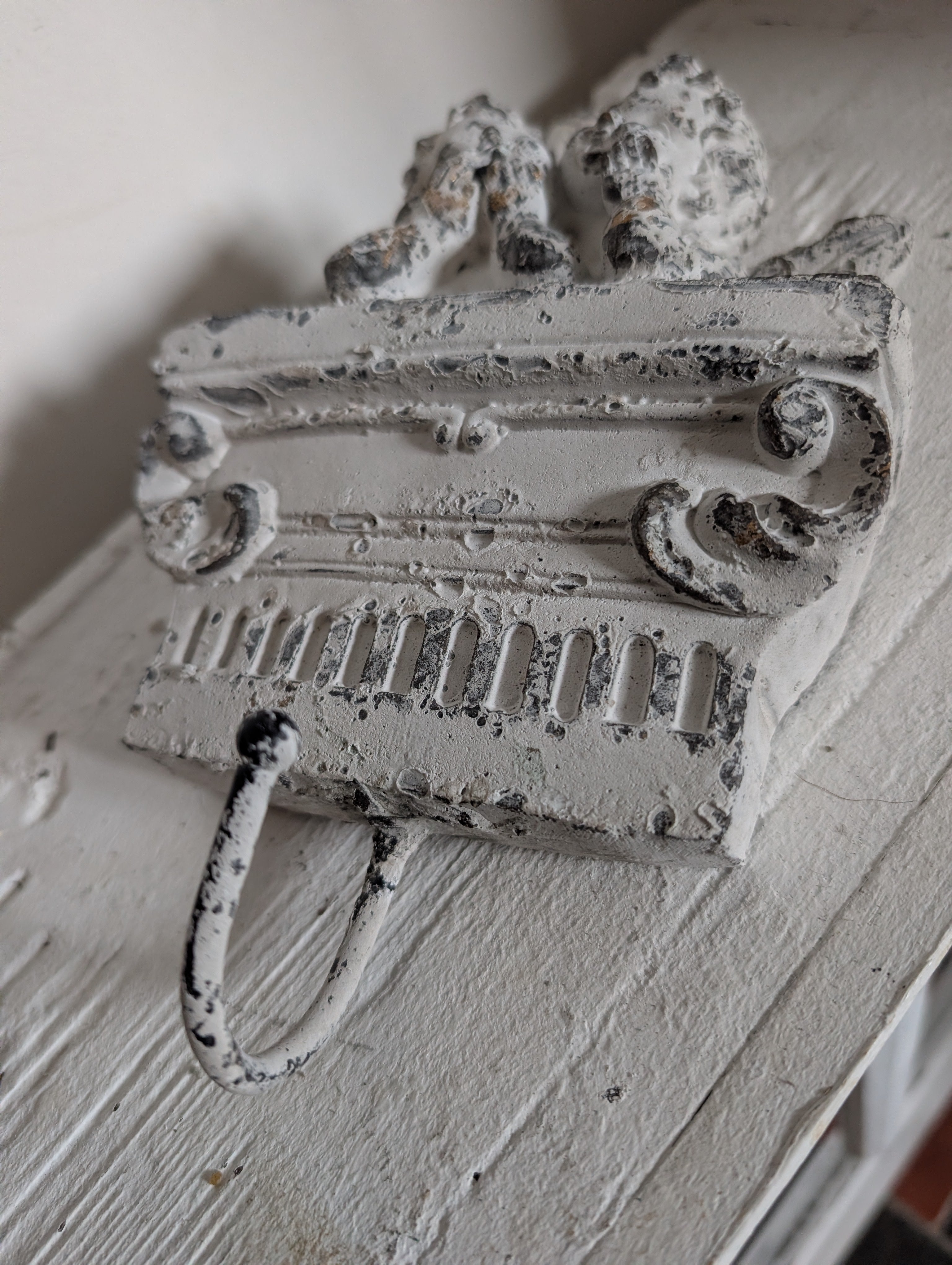 Shabby Chic Angel Towel Holder