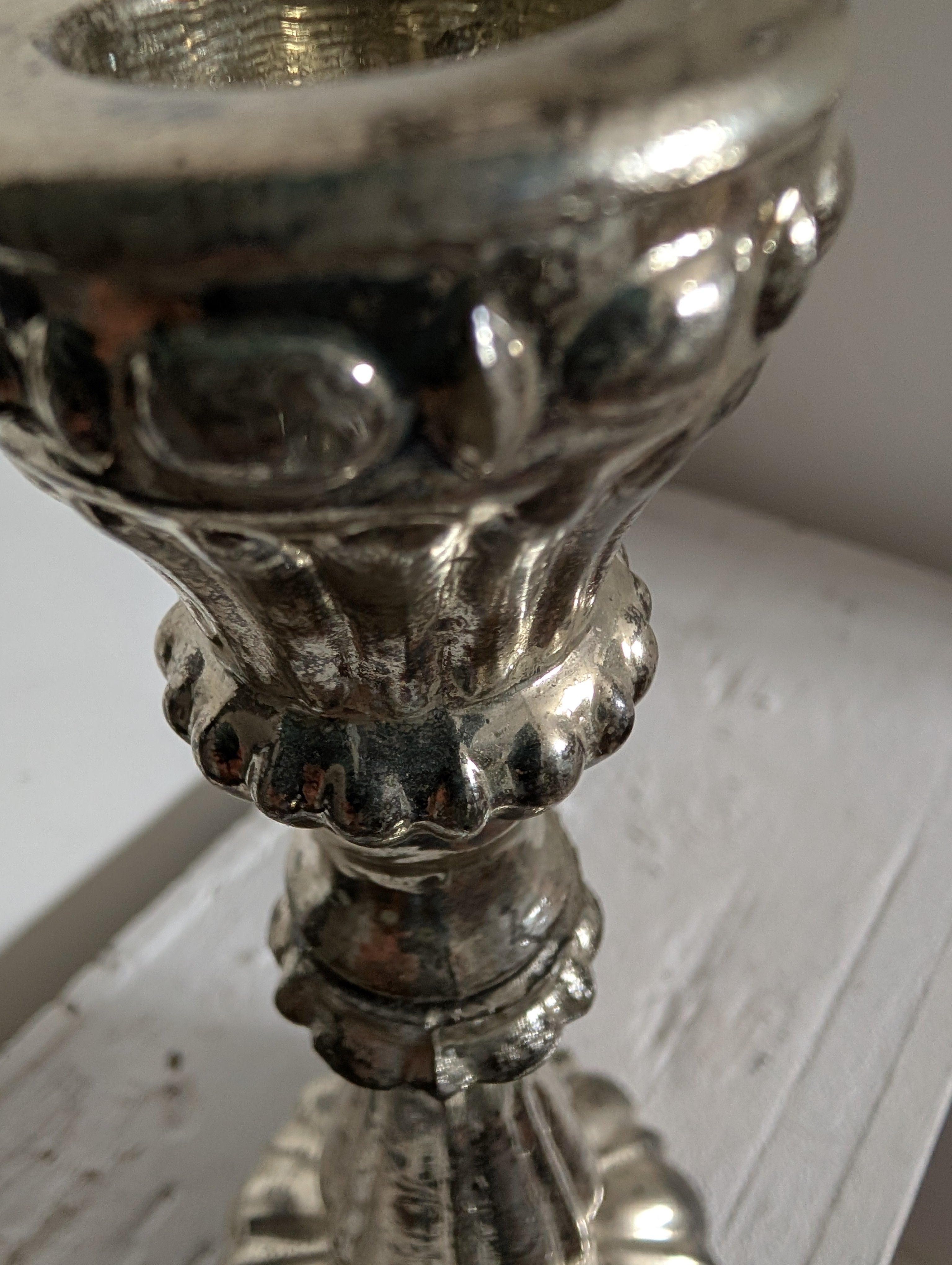 Elegant Glass Candlestick Holder