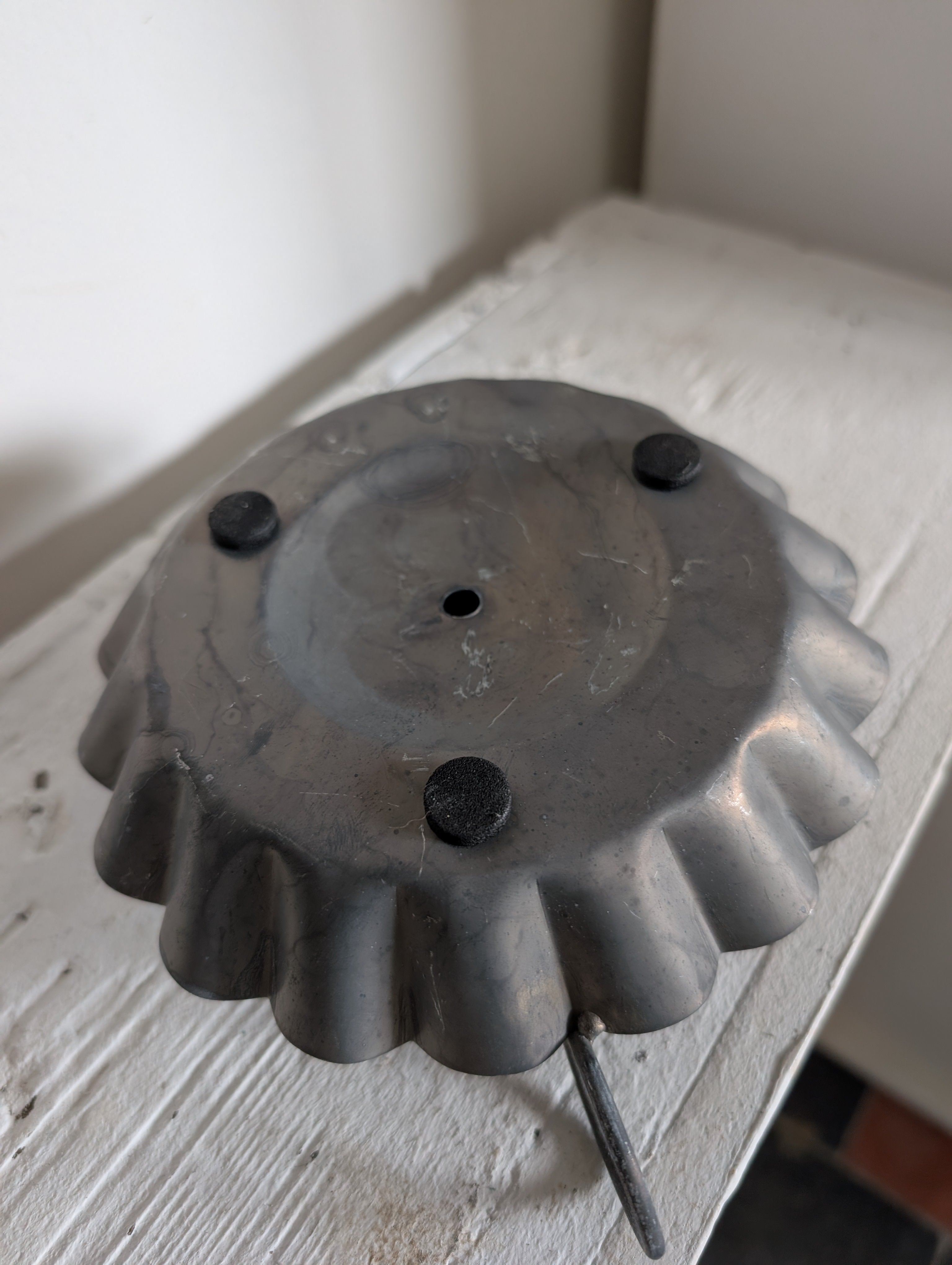 Vintage Chamberstick Zinc