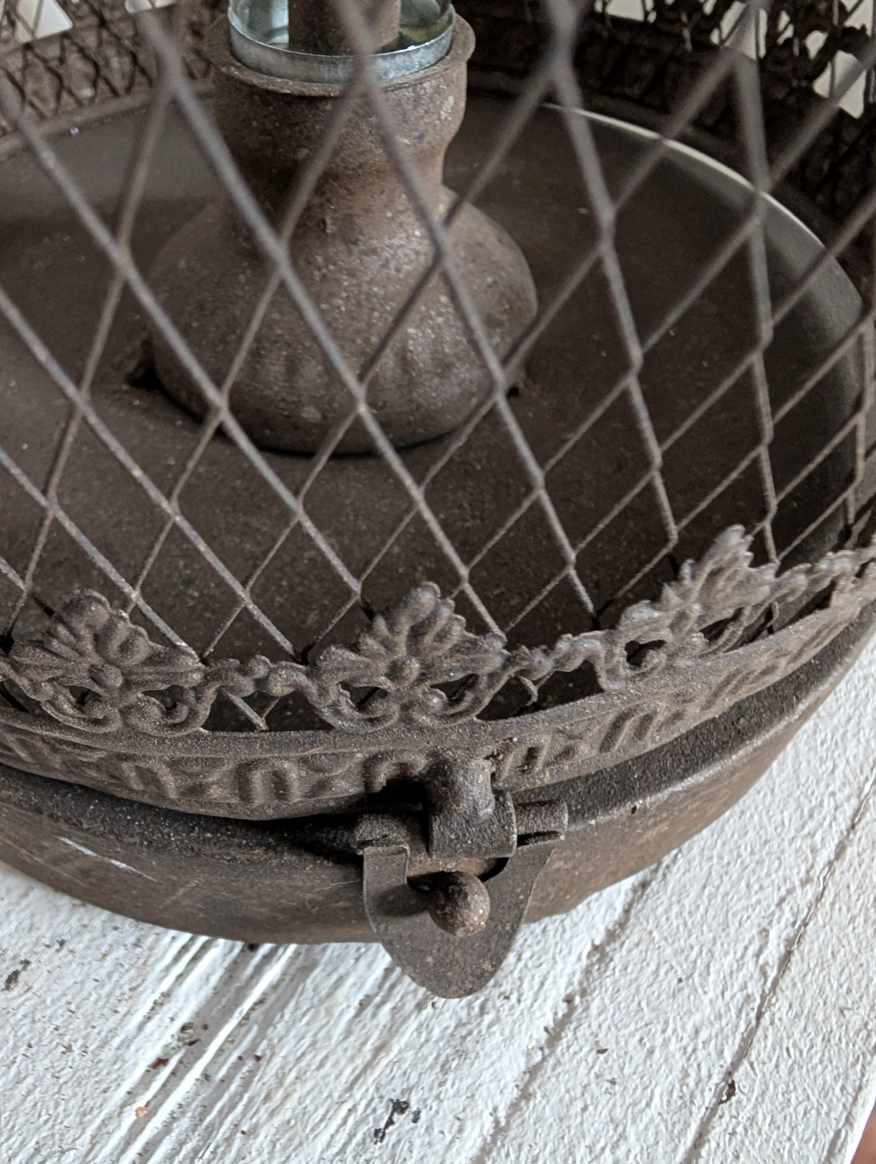 Vintage Battery Lantern Metal