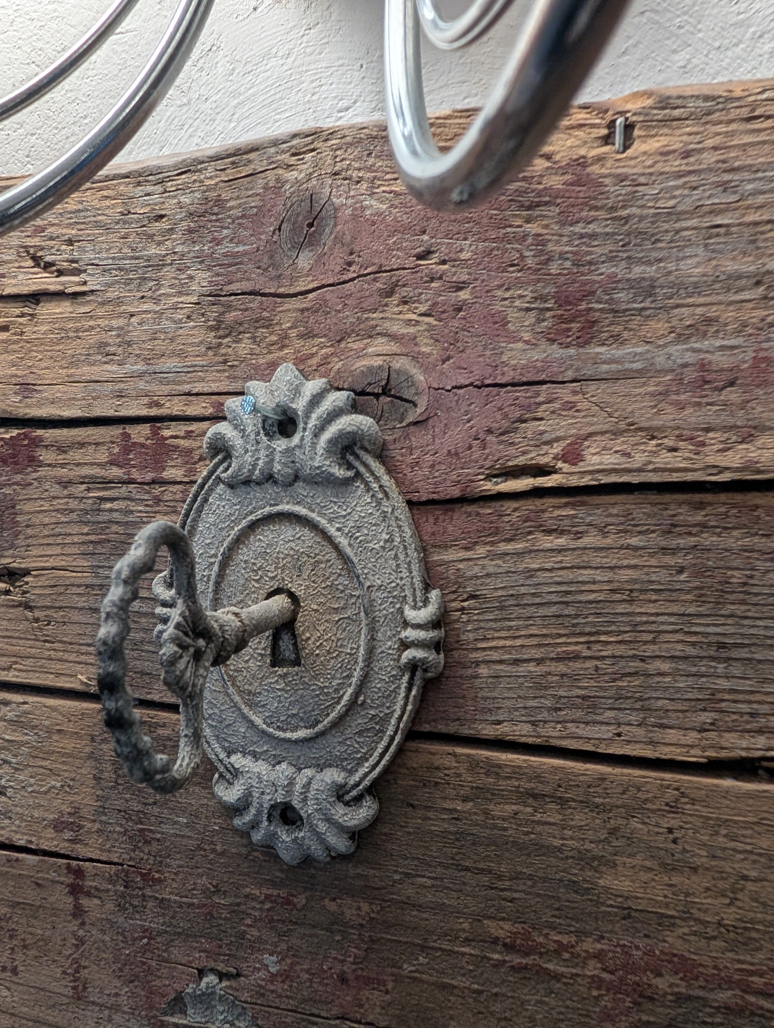 Vintage Towel Holder Metal