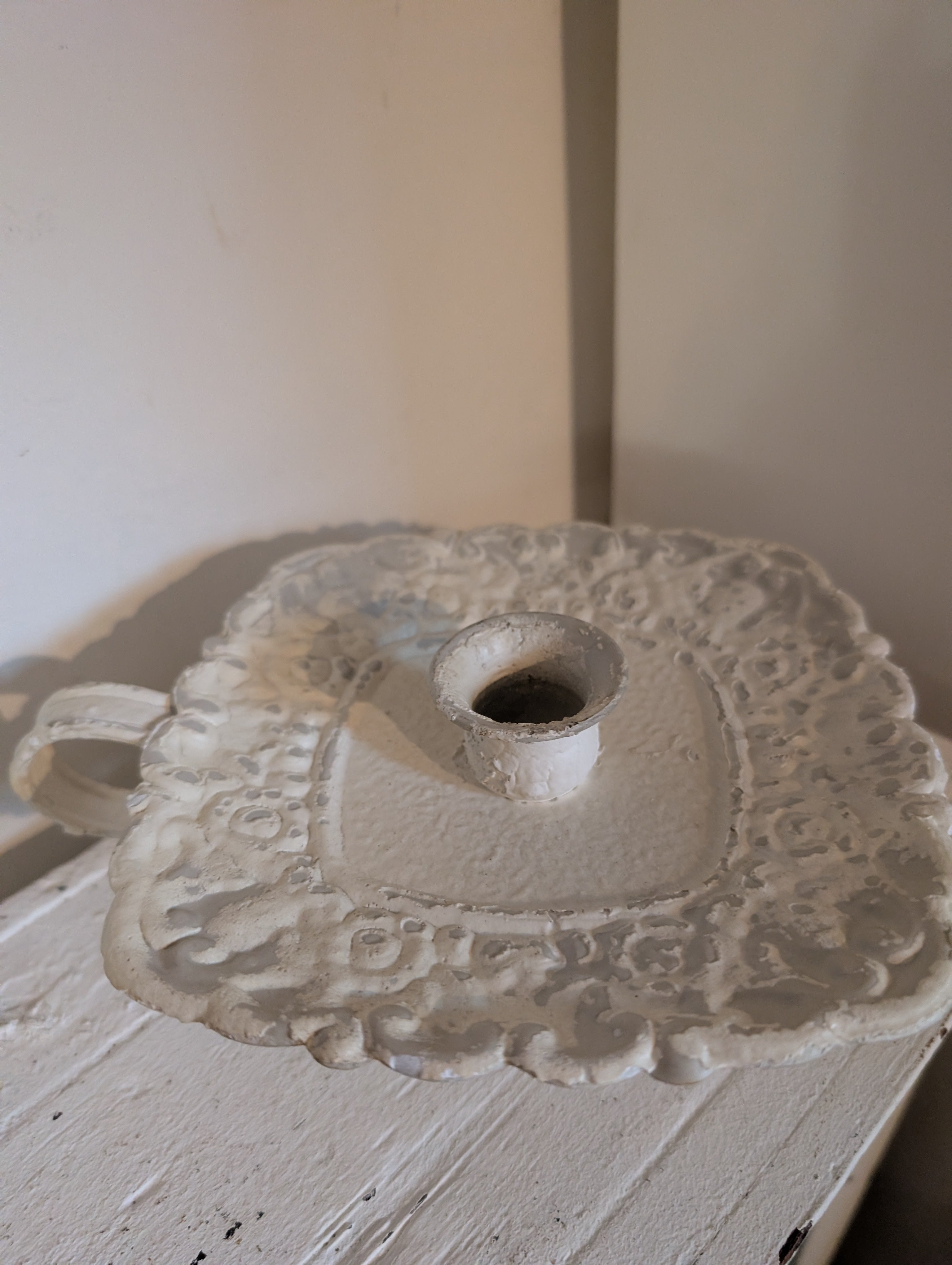 Antique Candle Holder Metal