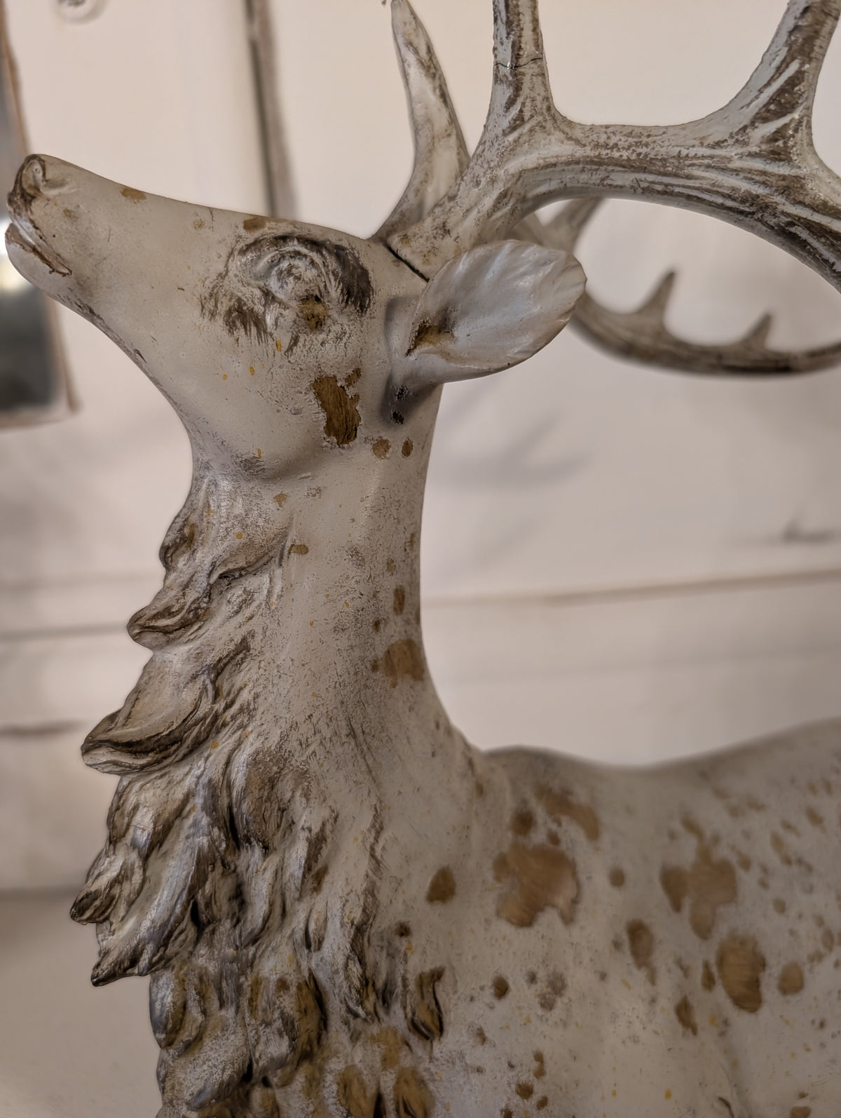 Christmas Vintage Lying Reindeer Figurine 29 x 15 x 27 cm
