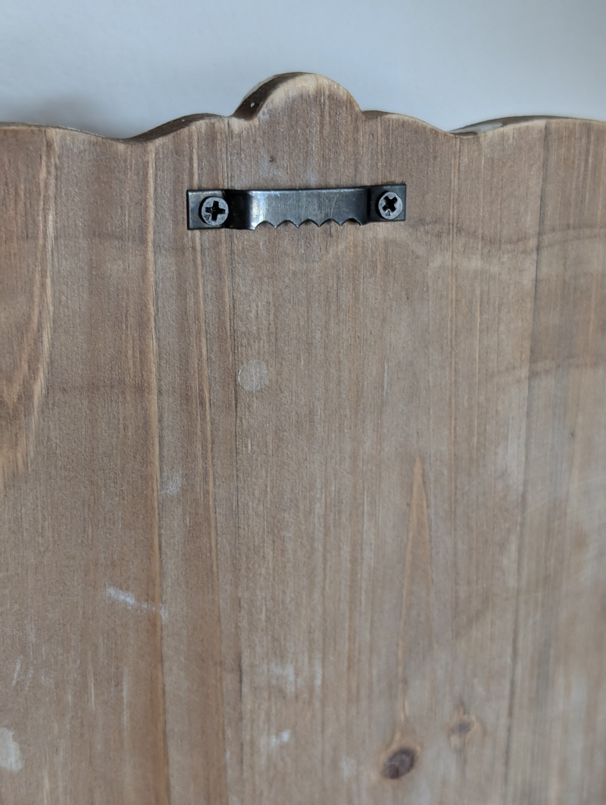 Vintage Wooden Wall Mail Organiser with Zinc Post Pockets  – French Country Letter Rack