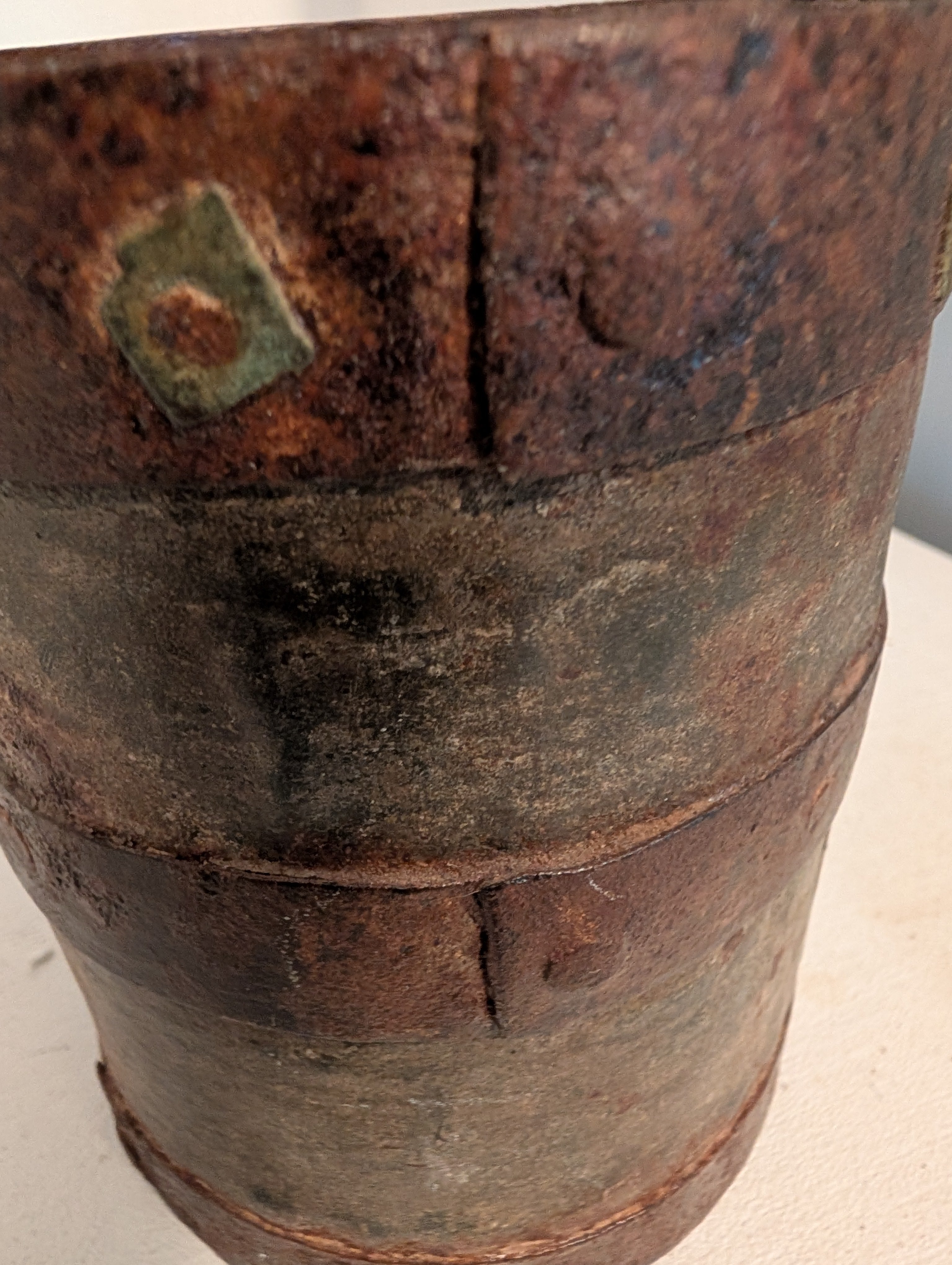 Salvaged Banded Iron Rice Measures Antic